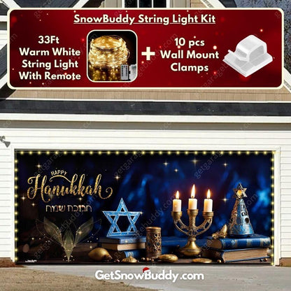 Happy Hanukkah | GarageBuddy Garage Door Cover