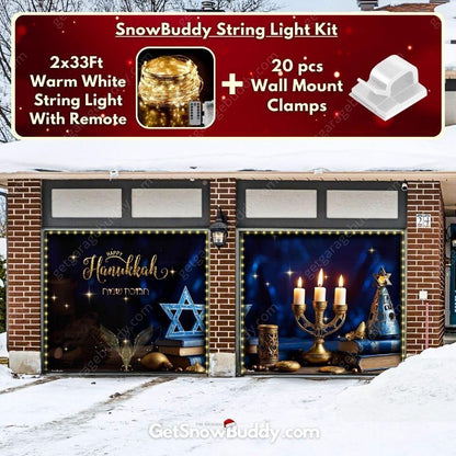 Happy Hanukkah | GarageBuddy Garage Door Cover