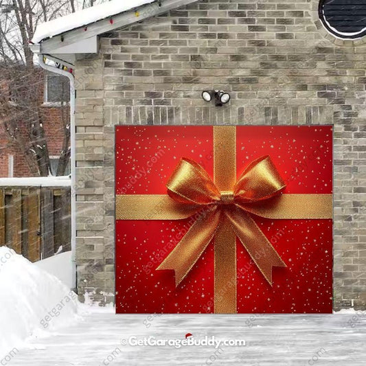 Gift Wrap | Christmas Garage Door Cover