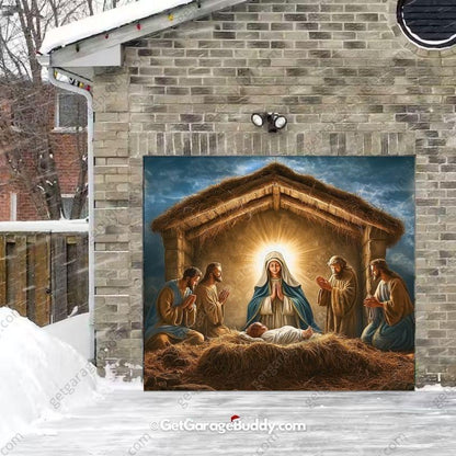 Nativity Scene | Christmas Garage Door Cover