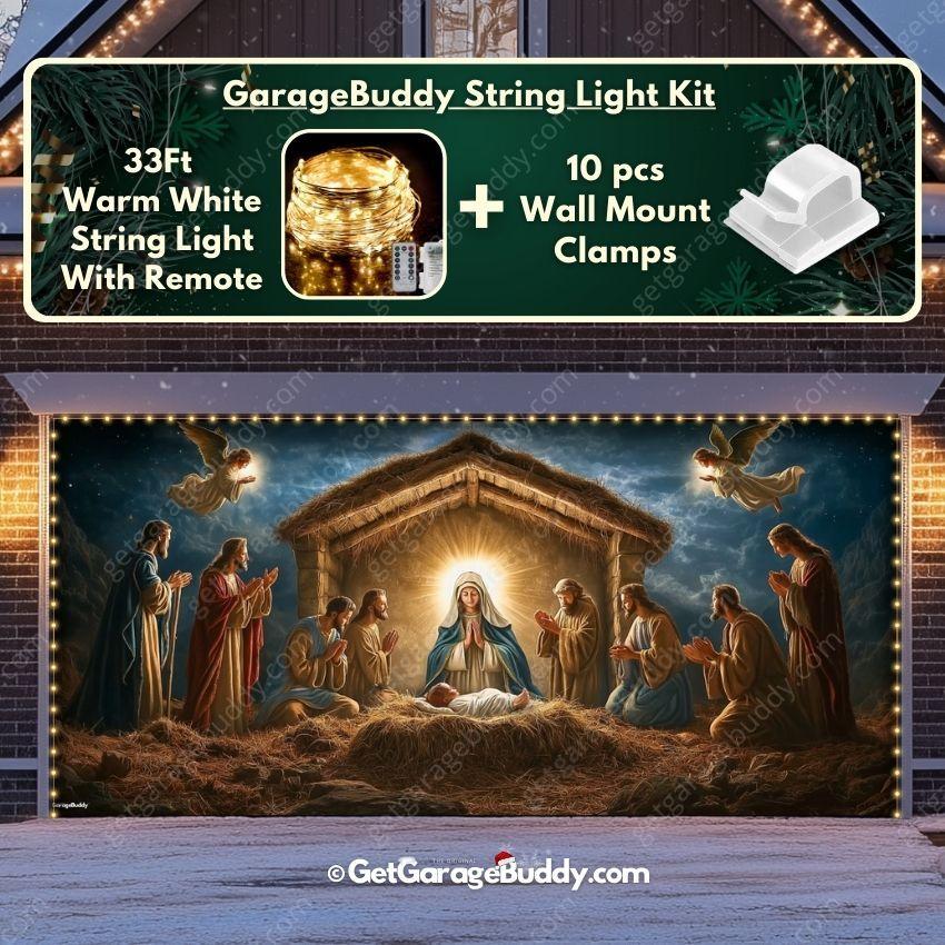 Nativity Scene | Christmas Garage Door Cover