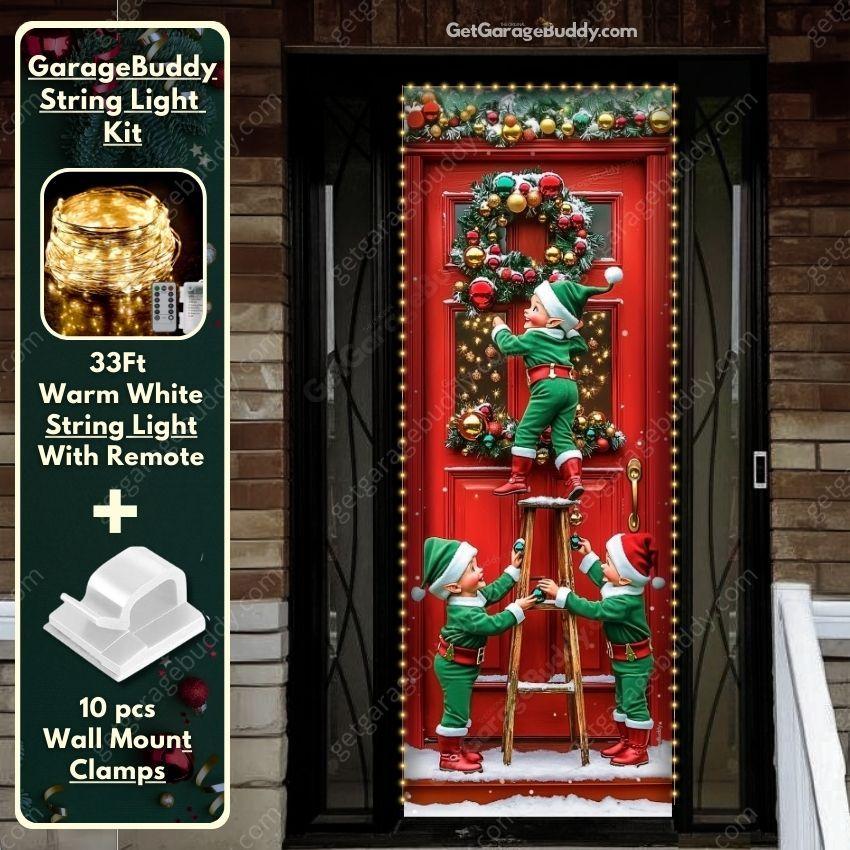 Christmas Front Door Covers | GarageBuddy