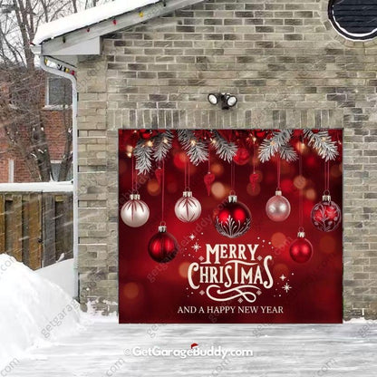 Christmas Ornaments & HNY | Christmas Garage Door Cover