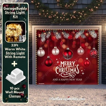 Christmas Ornaments & HNY | Christmas Garage Door Cover