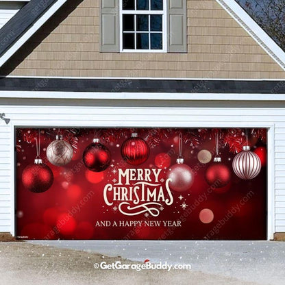 Christmas Ornaments & HNY | Christmas Garage Door Cover