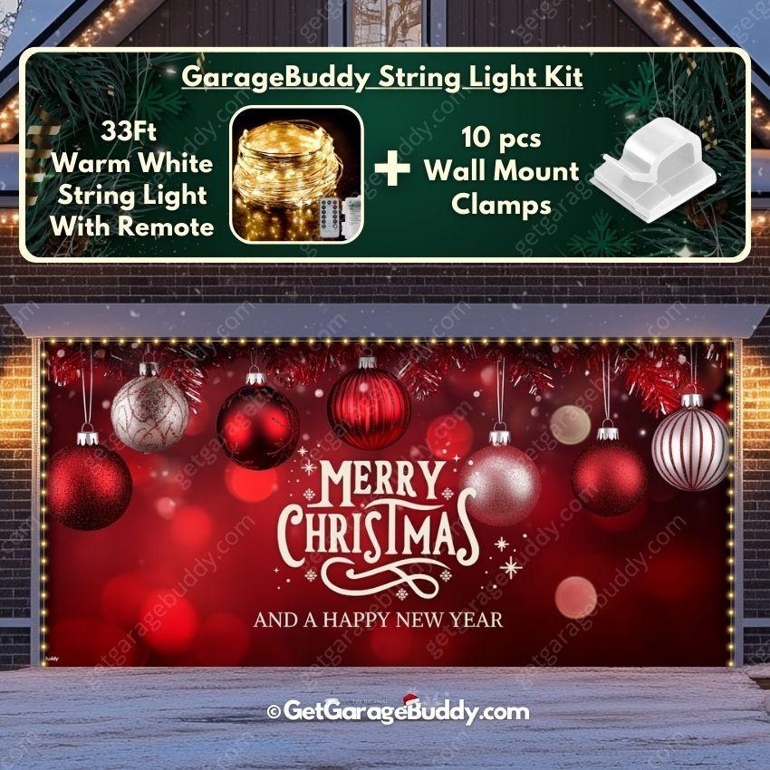 Christmas Ornaments & HNY | Christmas Garage Door Cover