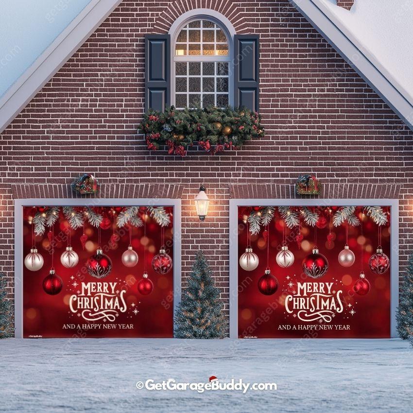 Christmas Ornaments & HNY | Christmas Garage Door Cover