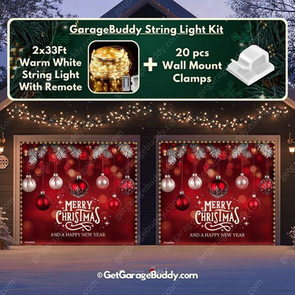 Christmas Ornaments & HNY | Christmas Garage Door Cover