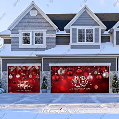 Christmas Ornaments & HNY | Christmas Garage Door Cover