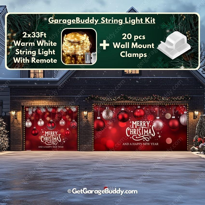 Christmas Ornaments & HNY | Christmas Garage Door Cover