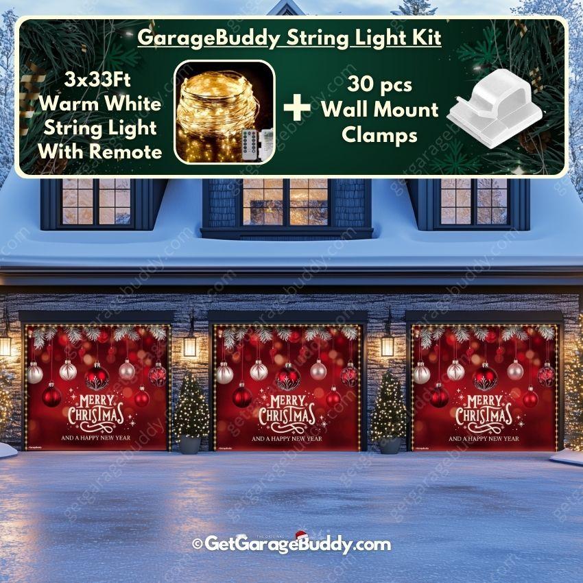 Christmas Ornaments & HNY | Christmas Garage Door Cover